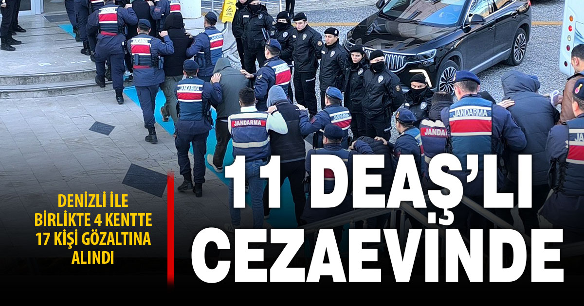 Muğla merkezli DEAŞ operasyonunda 11 şüpheli tutuklandı  