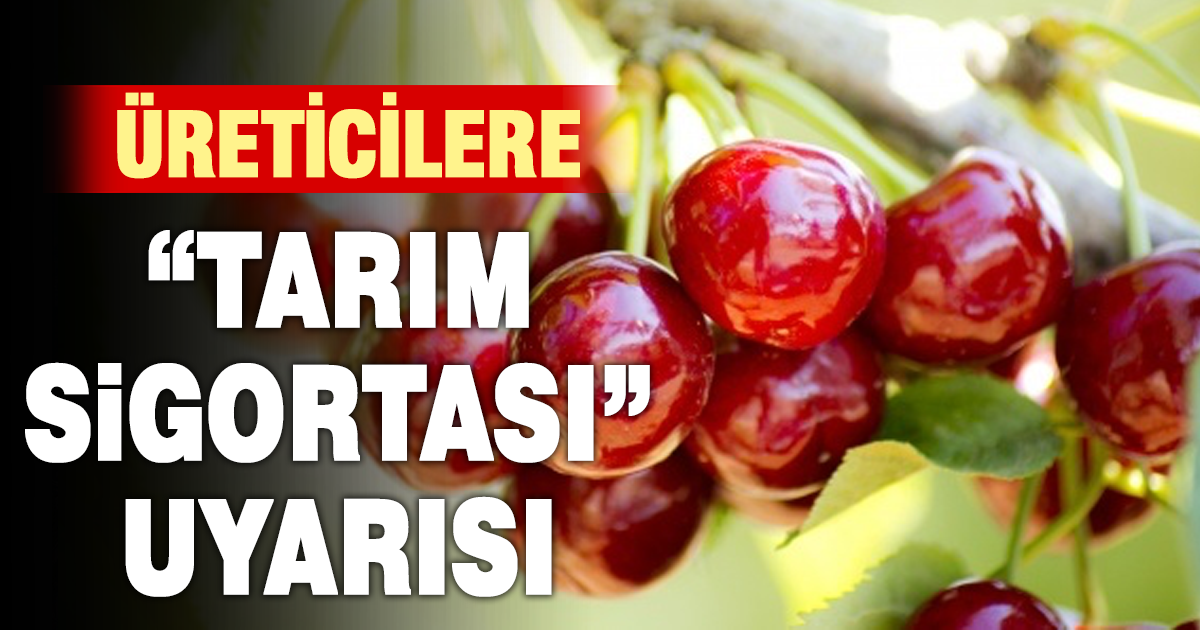 Denizli Tarım ve Orman Müdürlüğü’nden çiftçilere tarım sigortası uyarısı