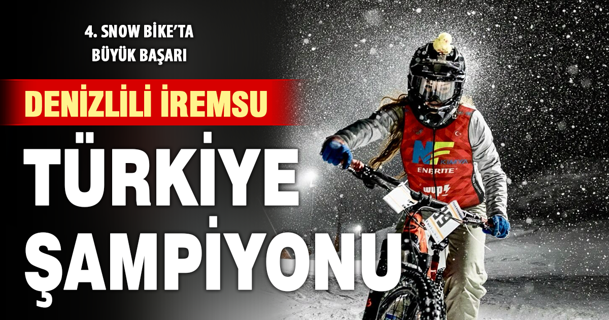 Denizlili İremsu Çağlar Türkiye şampiyonu