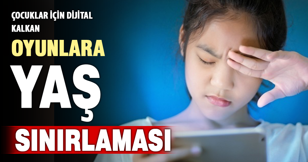 Dijital oyunlara yaş sınırlaması