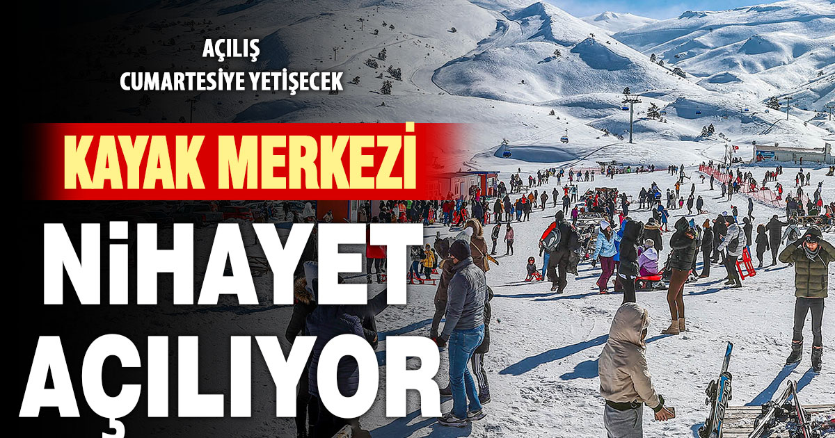 Denizli Kayak Merkezi nihayet açılıyor