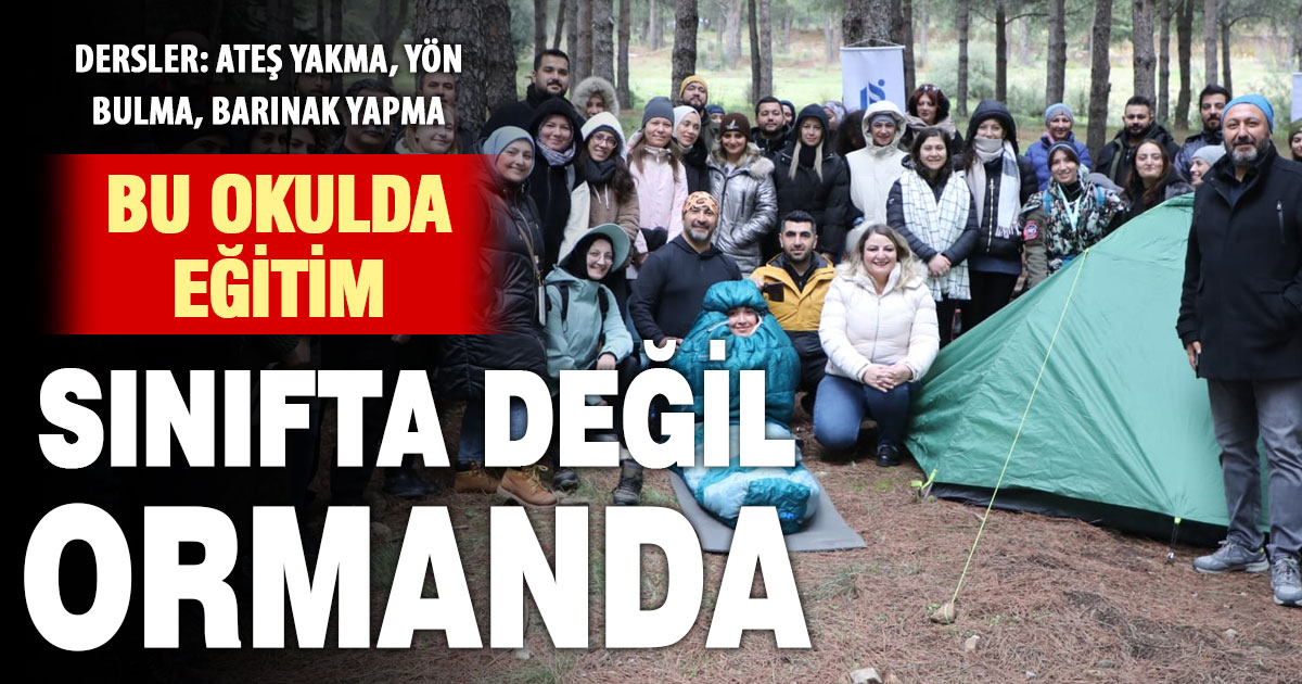 Orman okulu eğitmenleri, Denizli’de eğitim alıyor