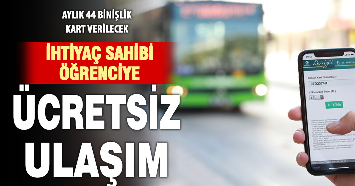 İhtiyaç sahibi öğrencilere ücretsiz ulaşım desteği sağlanacak