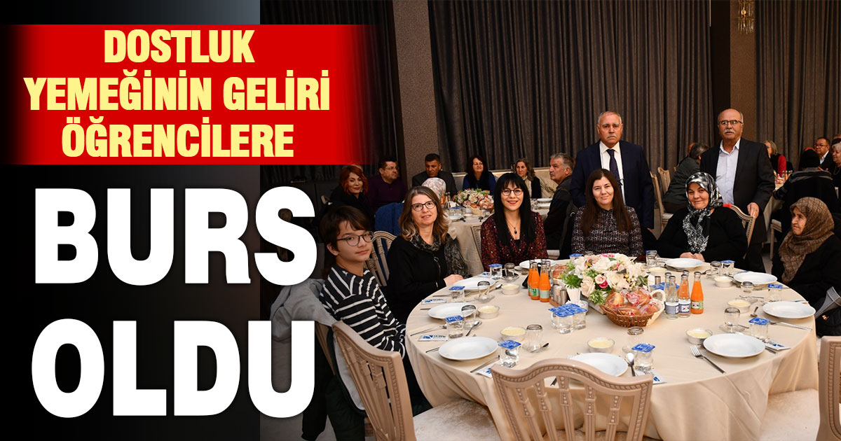 Selcenlilerin dostlum buluşmasının geliri öğrencilere burs oldu