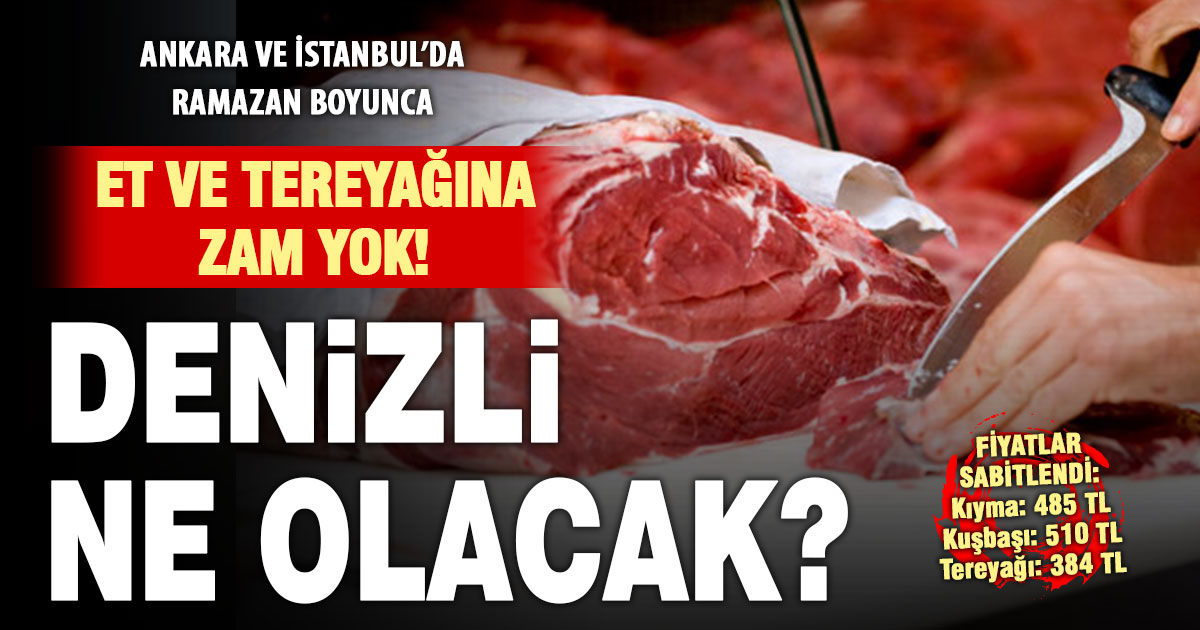 Denizli’de Ramazan öncesi fiyat sabitleme beklentisi: Yerel marketler ne yapacak?