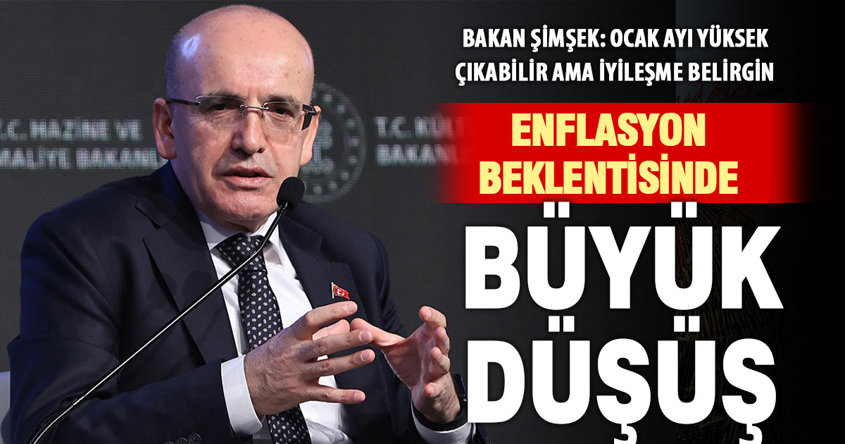 Bakan Şimşek’ten ‘enflasyon beklentisi anketi’ değerlendirmesi