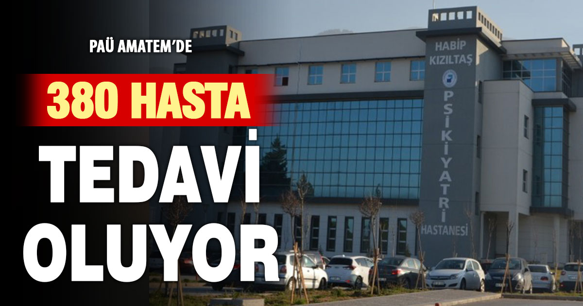 PAÜ bağımlılık merkezinde 350 ayaktan, 30 yatan hasta tedavi görüyor