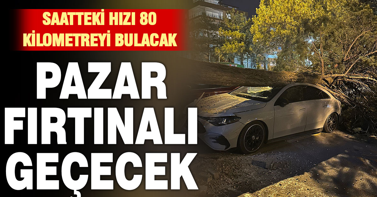 Meteorolojiden Denizli’ye pazar günü için kuvvetli rüzgar uyarısı