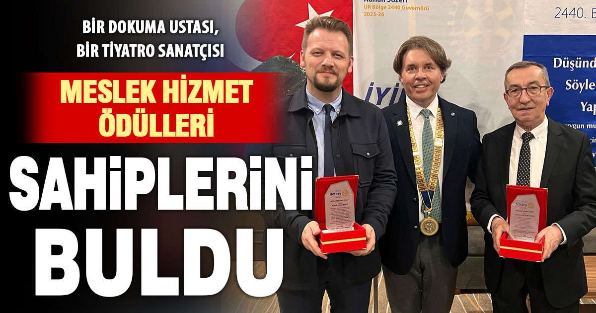 Denizli Rotary Kulübü’nün Meslek Hizmet ödülleri sahiplerini buldu
