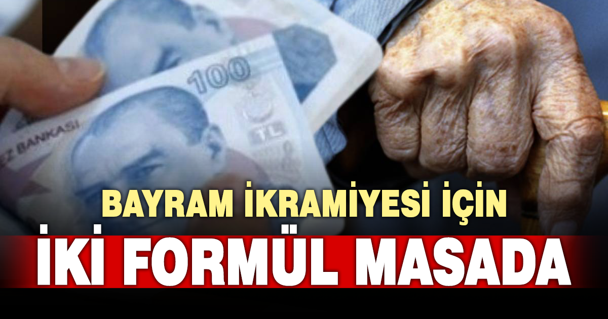 Bayram ikramiyesi için iki formül masada