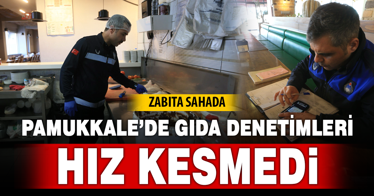 PAMUKKALE ZABITASI DENETİMLERİ ARA VERMEDEN DEVAM EDİYOR