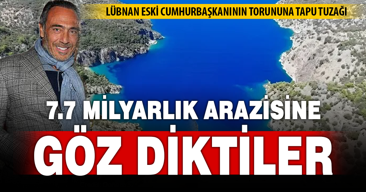 Lübnan eski Cumhurbaşkanının torununa milyonluk tuzak