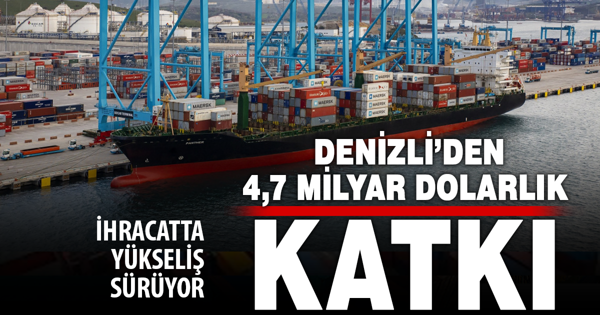 Denizli’den 2025’te ihracat rekoru: Türkiye ortalamasının üzerinde büyüme