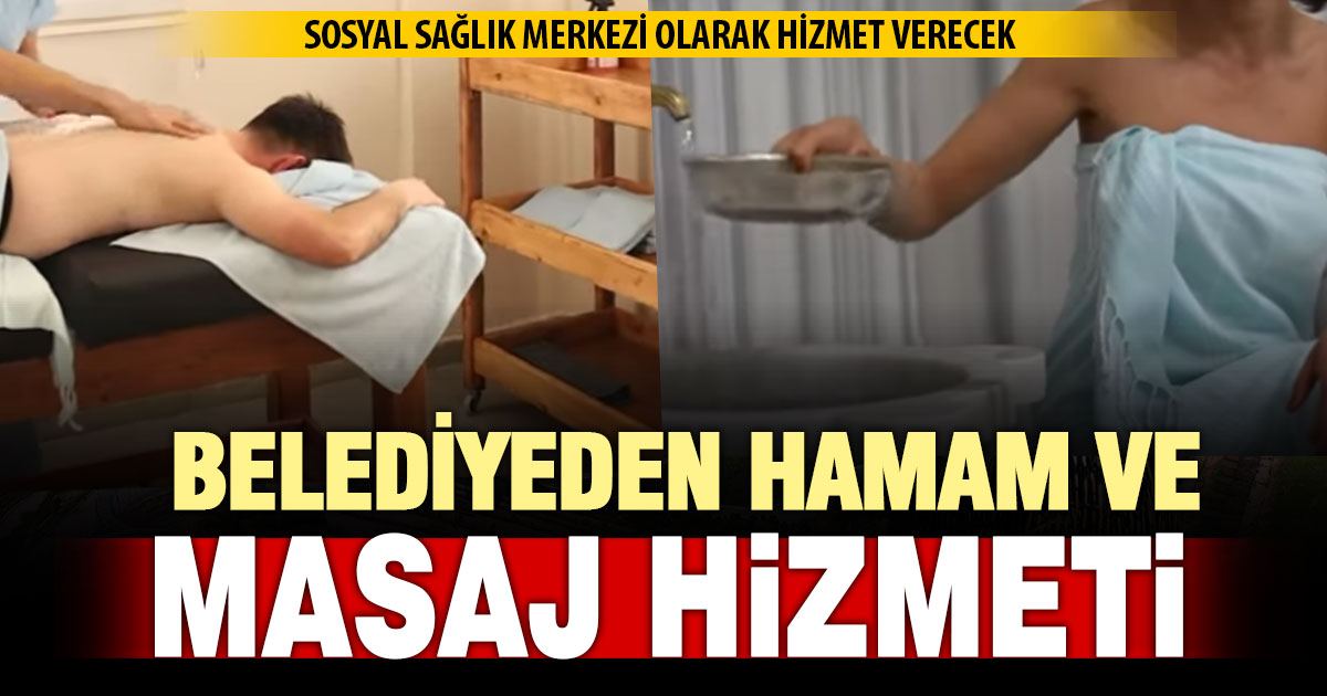 Çivril’de içinde hamam da olan sosyal sağlık merkezi hizmete giriyor