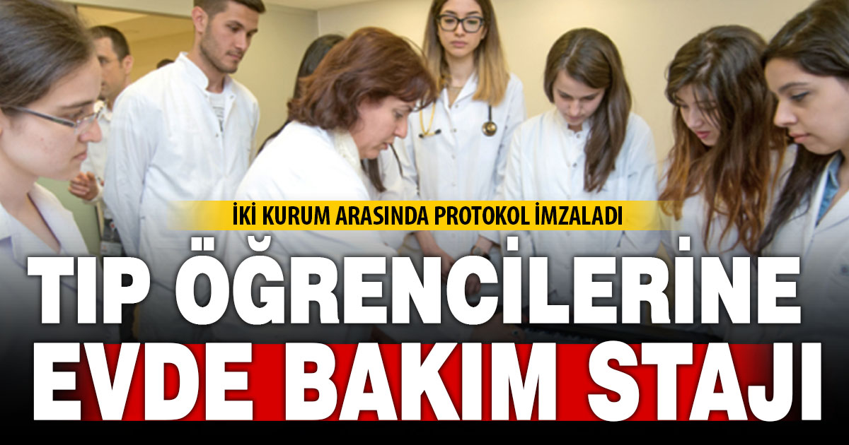 Tıp öğrencileri Denizli’de evde bakım stajı yapacak