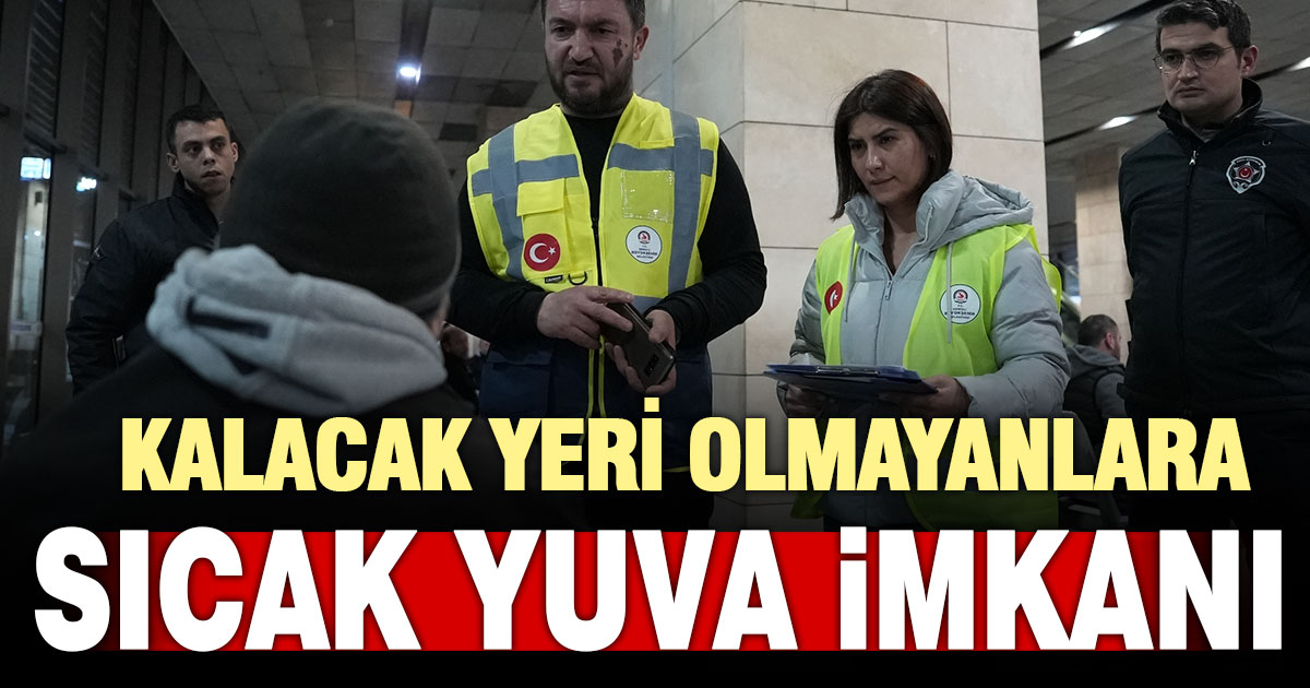 Kalacak yeri olmayanlara belediyeden barınma imkanı