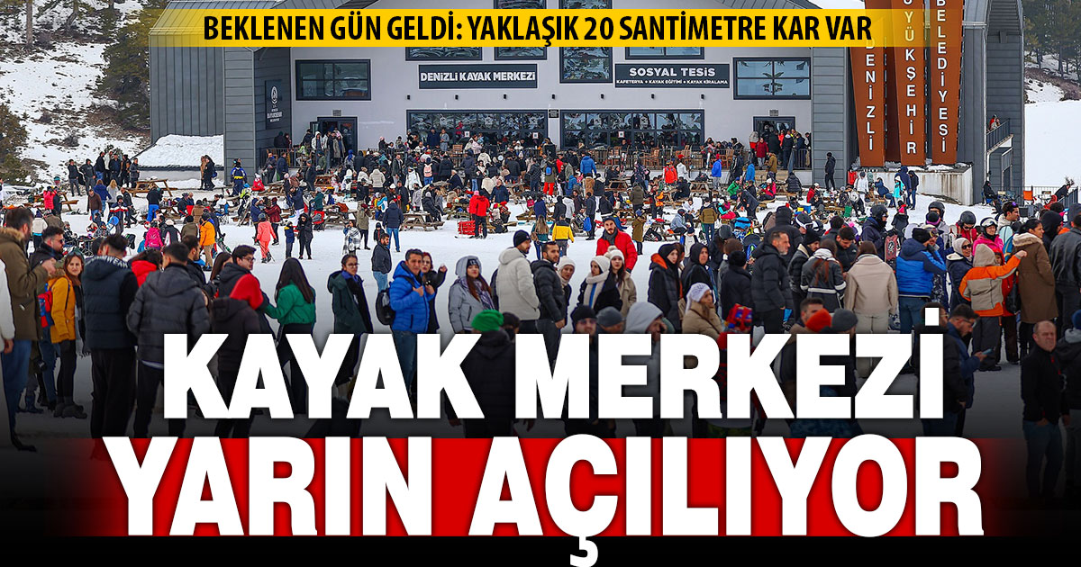 Denizli Kayak Merkezi yarın sezona başlıyor
