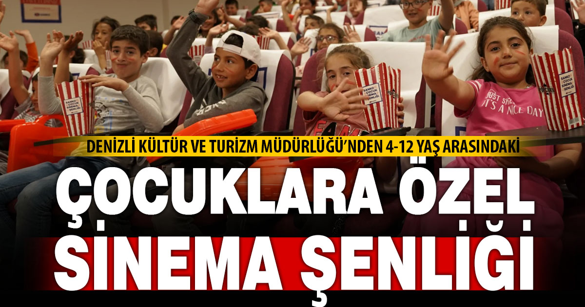 Denizli’de yarıyıl tatilindeki öğrenciler için sinema şenliği