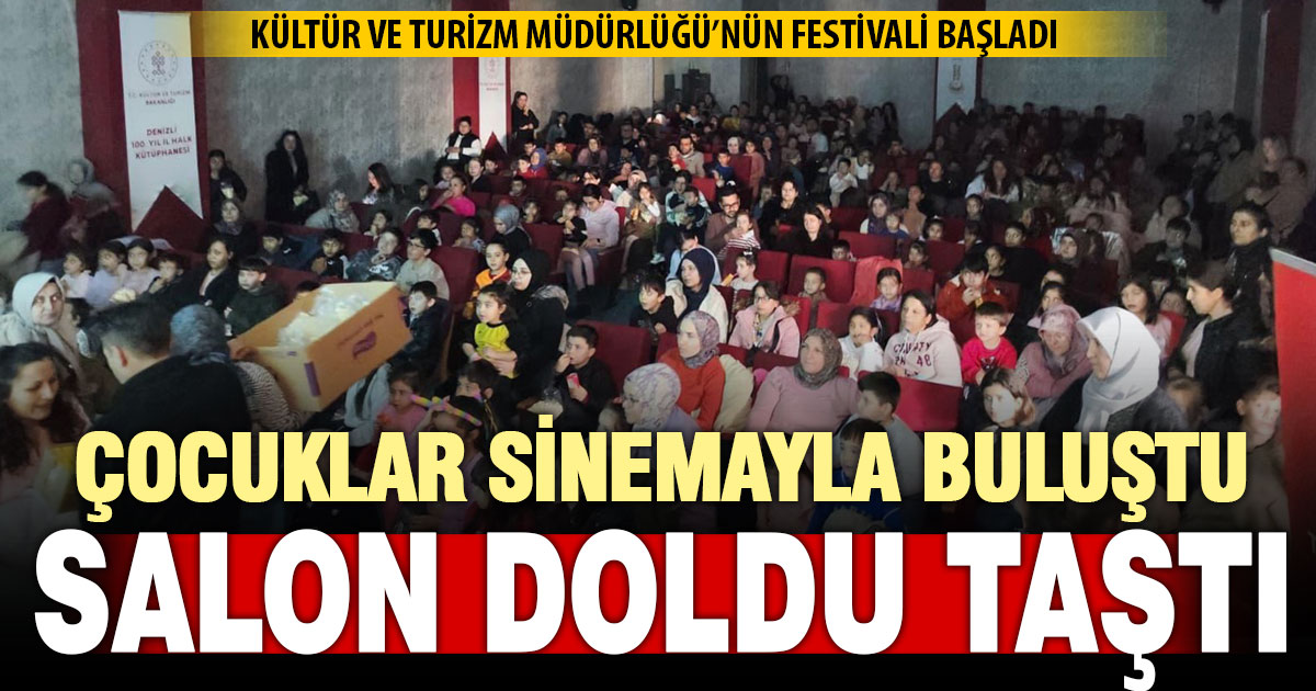 Çocuklara yönelik sinema şöleni başladı