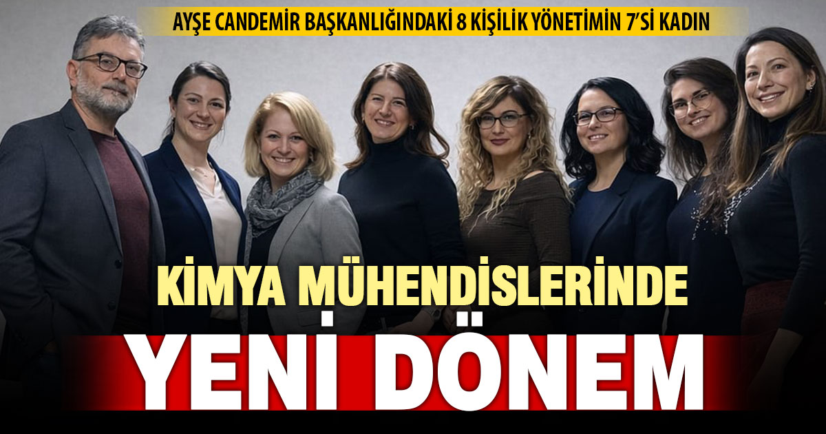 Kimya Mühendislerinde yeni yönetim görev dağılımı yaptı
