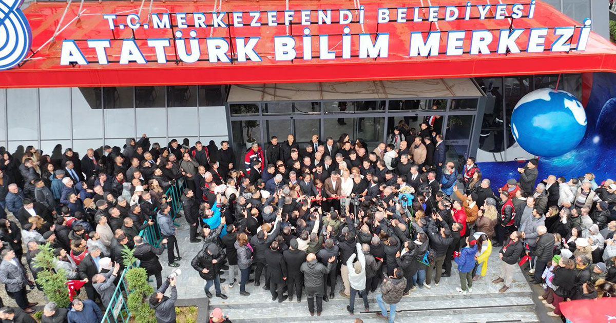 Merkezefendi Atatürk Bilim Merkezi açıldı
