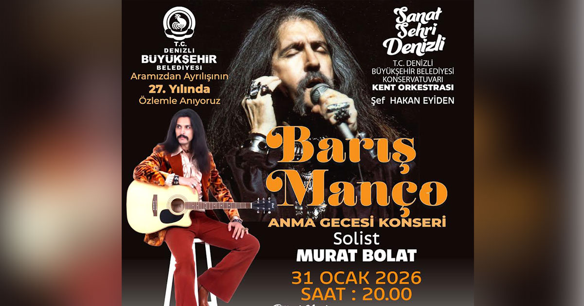 Barış Manço anısına konser