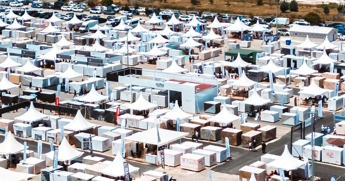 Dünya devleri blok mermer için Afyonkarahisar'daki fuara geliyor