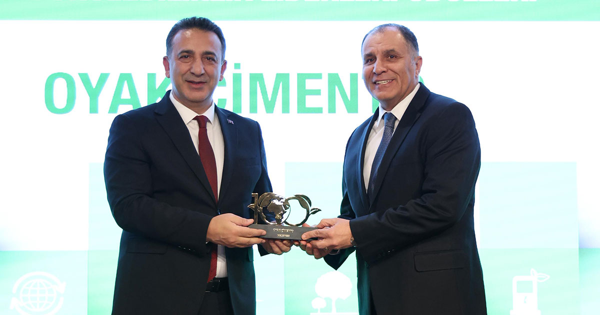 OYAK Çimento’ya “Sürdürülebilirlik Liderleri” Ödülü