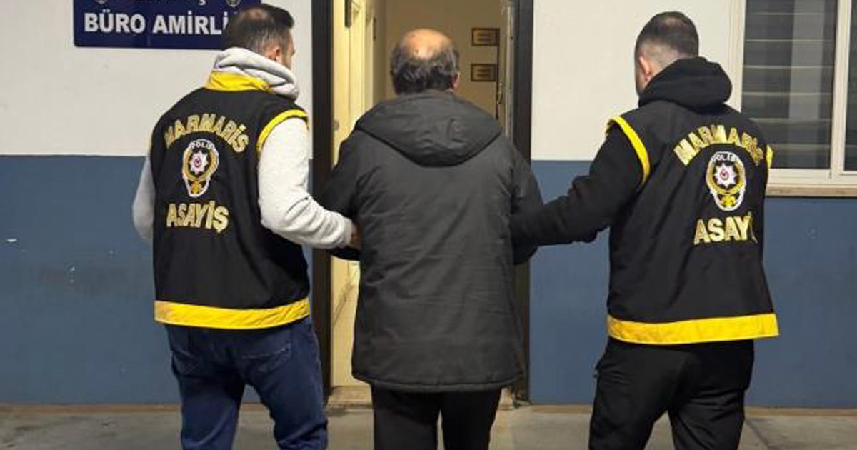 Hapis cezası aranan şahıs Marmaris’te yakalandı 