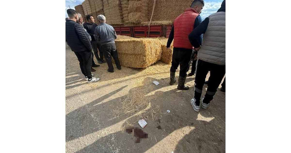 Saman balyalarının altında kalan kişinin ölüm anı kamerada 