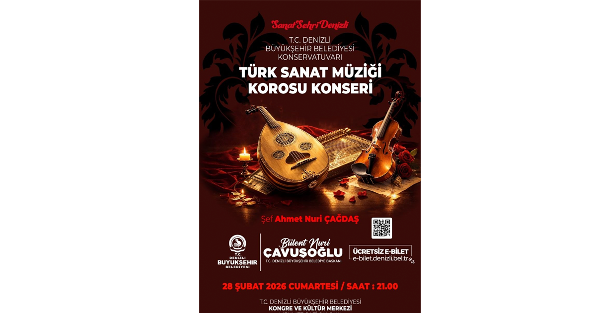 Türk Sanat Müziği tutkunları bu konserde buluşacak