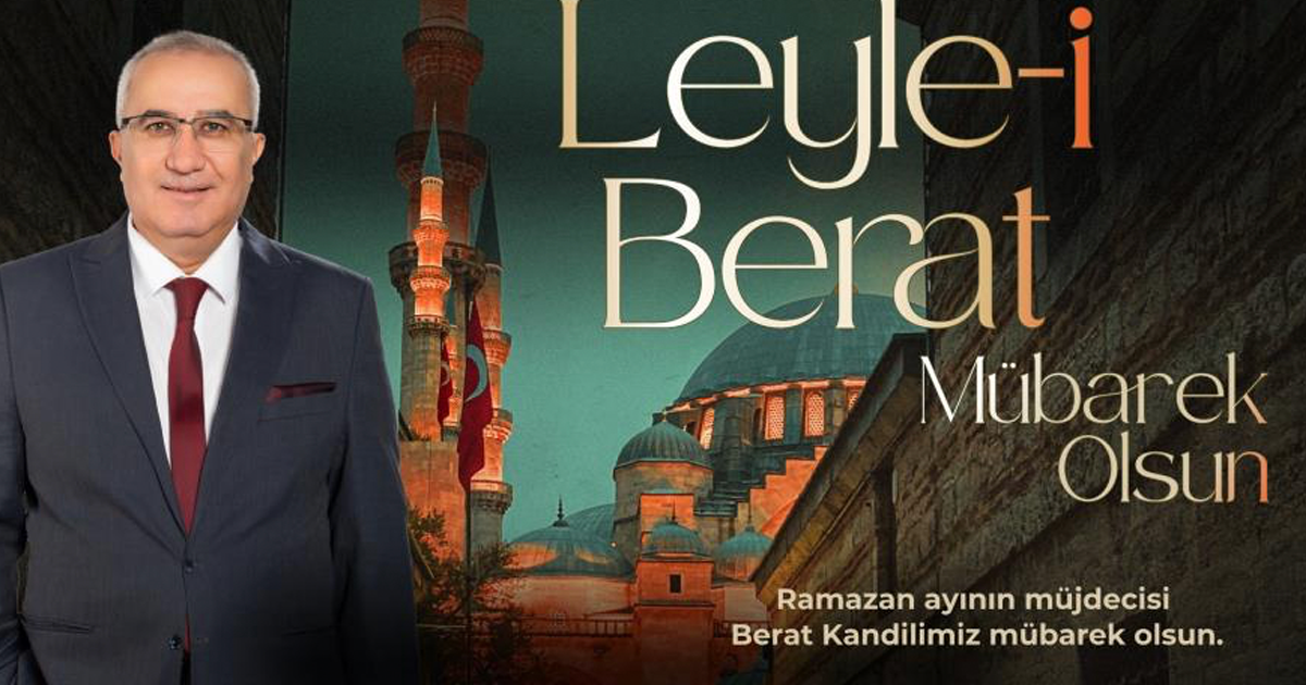 Başkan Arslan’dan Berat Kandili mesajı 