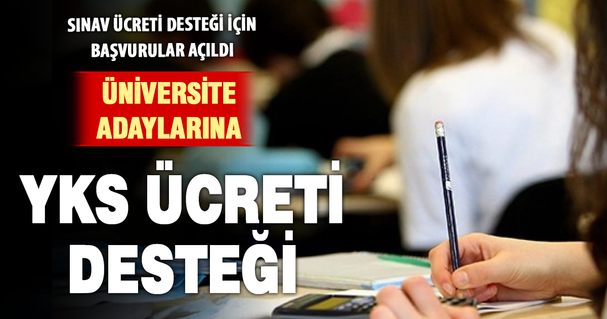 Sınav giriş ücreti müracaatları başladı