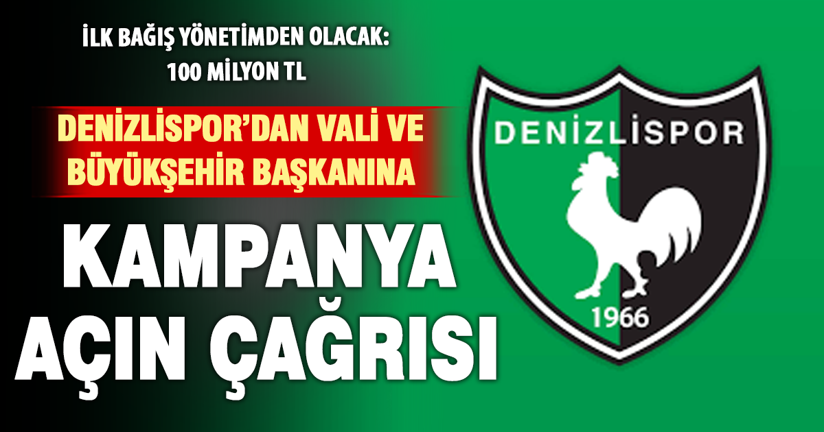 Denizlispor’da borç alarmı