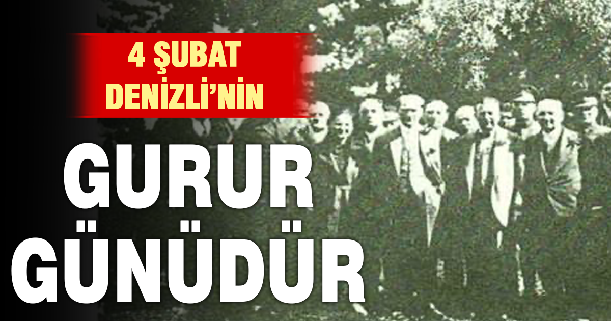 Vali Köşger’den Atatürk’ün Denizli’ye gelişinin 95. yıl dönümü mesajı