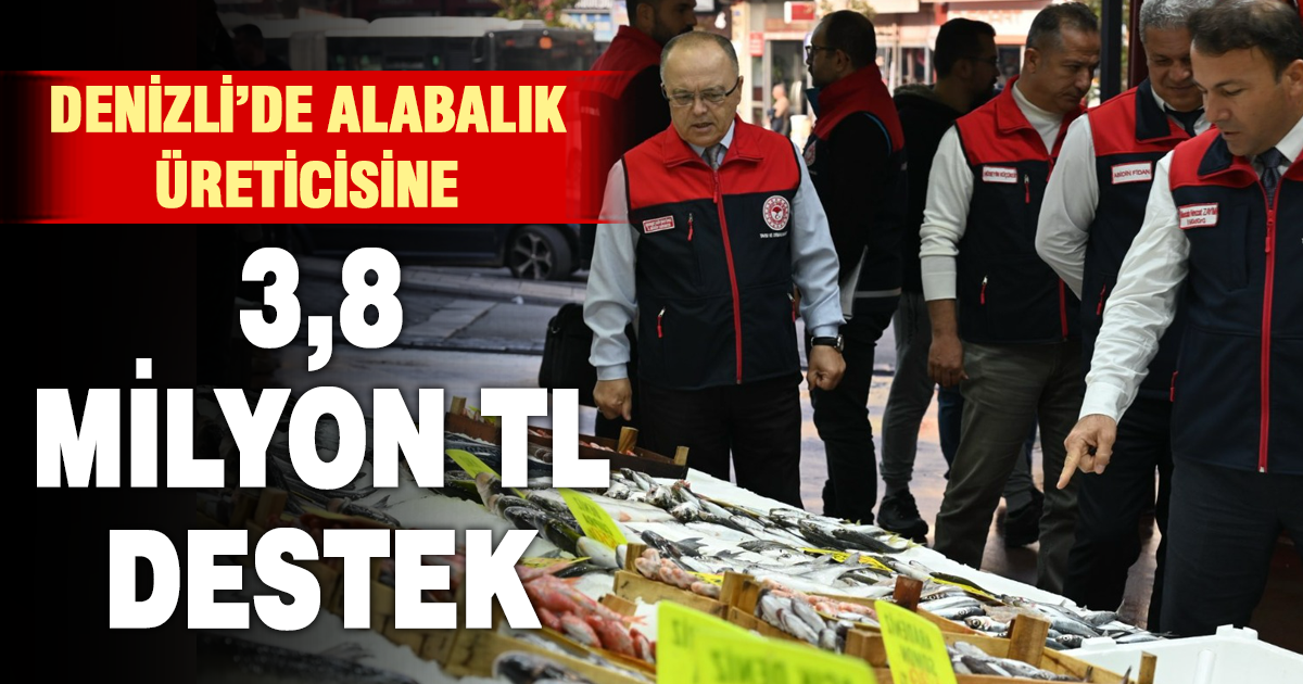Denizli’de Alabalık Üreticisine 3,2 Milyon TL Destek