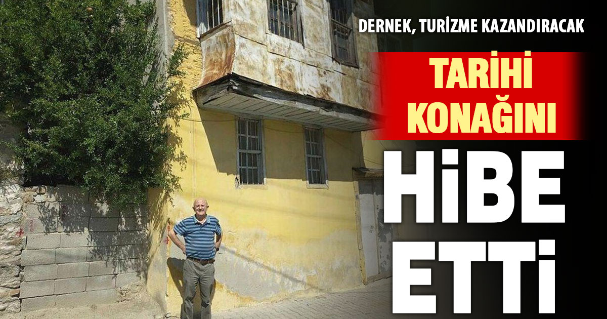Tarihi Ballar Konağı, derneğe hibe edildi, turizme kazandırılacak