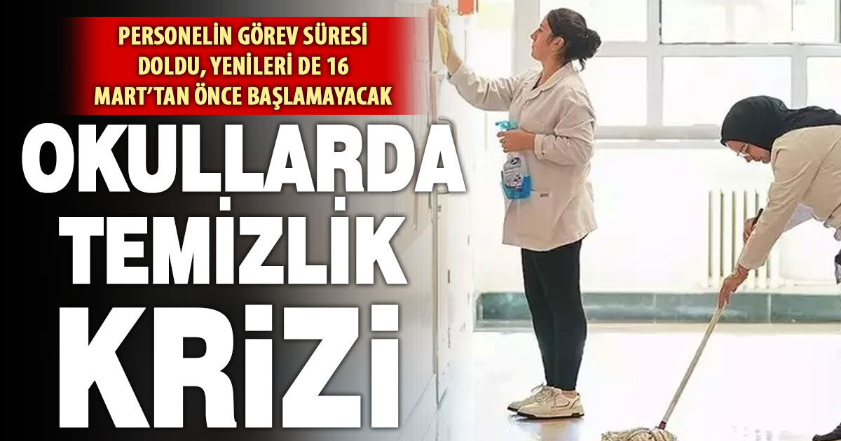 Eğitim-İş: Okullarda temizlik personeli kalmadı