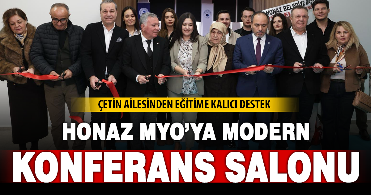 Hatice Gülşen Çetin Konferans Salonu Pamukkale Üniversitesi’nde açıldı