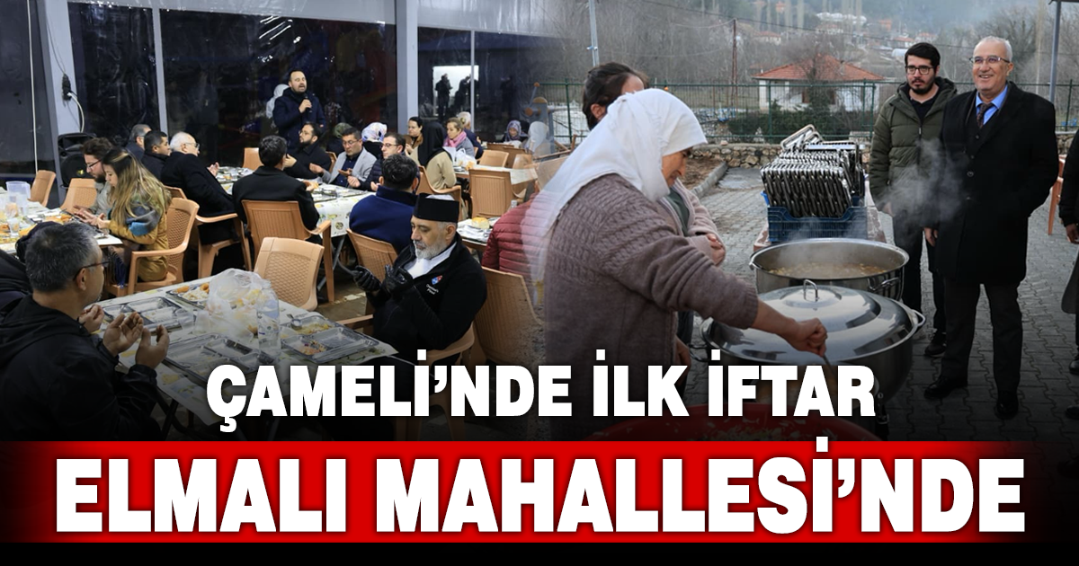 ‎İlk iftar Elmalı Mahallesi’nde gerçekleşti