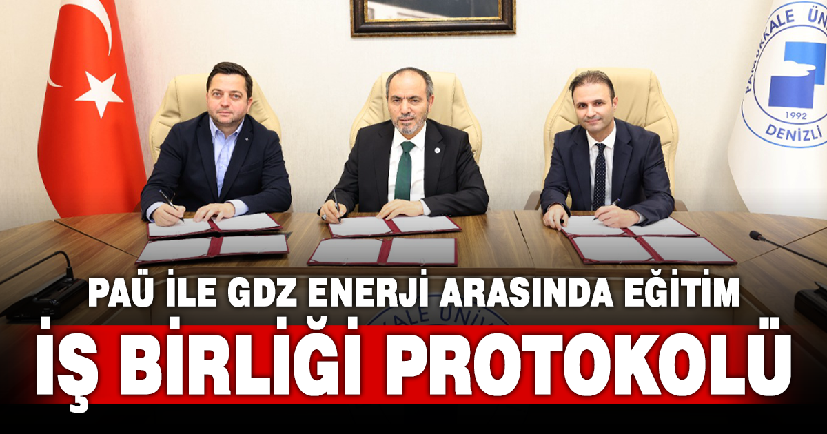 PAÜ ile GDZ Enerji arasında eğitim protokolü imzalandı
