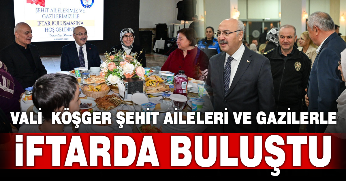 Şehit aileleri ve gaziler onuruna iftar programı