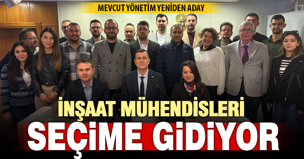 İMO Denizli Şubesi’nde seçim heyecanı: Seyhun Türk ve ekibi yeniden aday