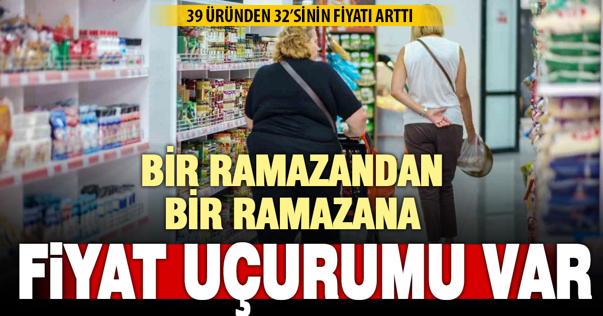 Bir Ramazan ayından diğerine, gıda fiyatlarında uçurum var