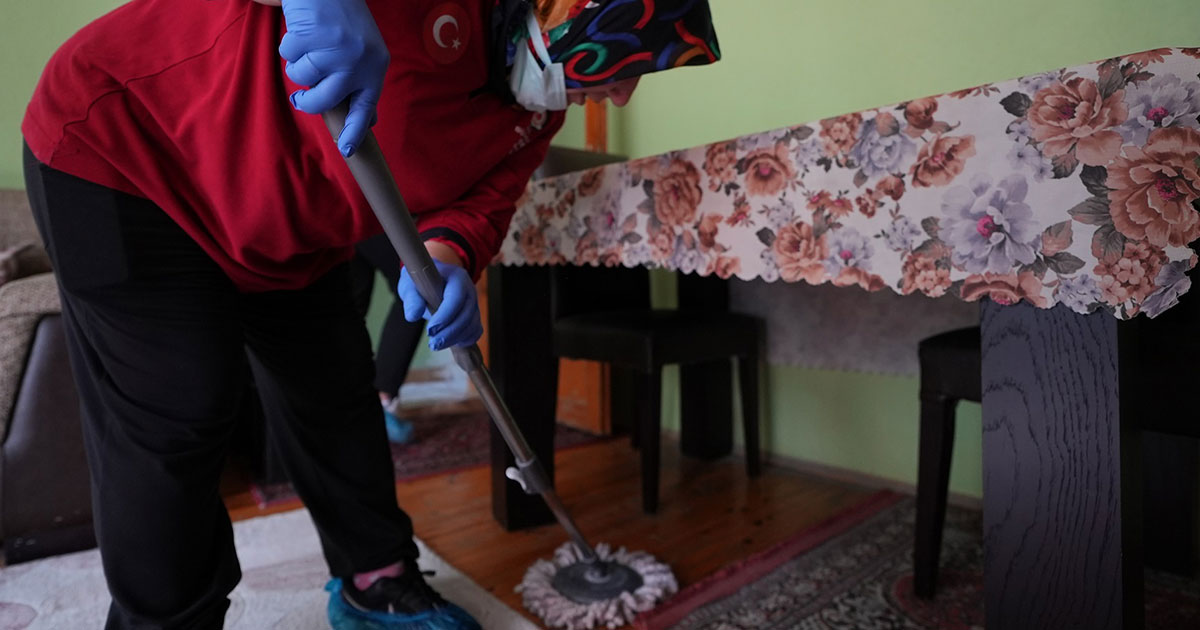150 bin kişiye evde bakım hizmeti