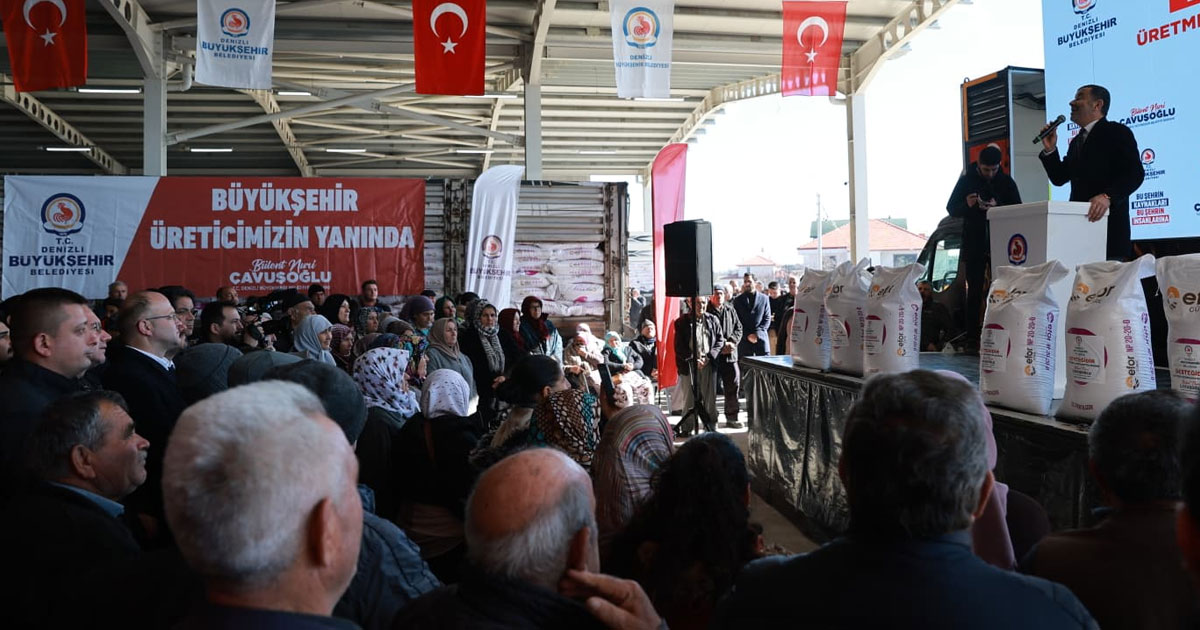 Güney’de 798 üreticiye gübre desteği