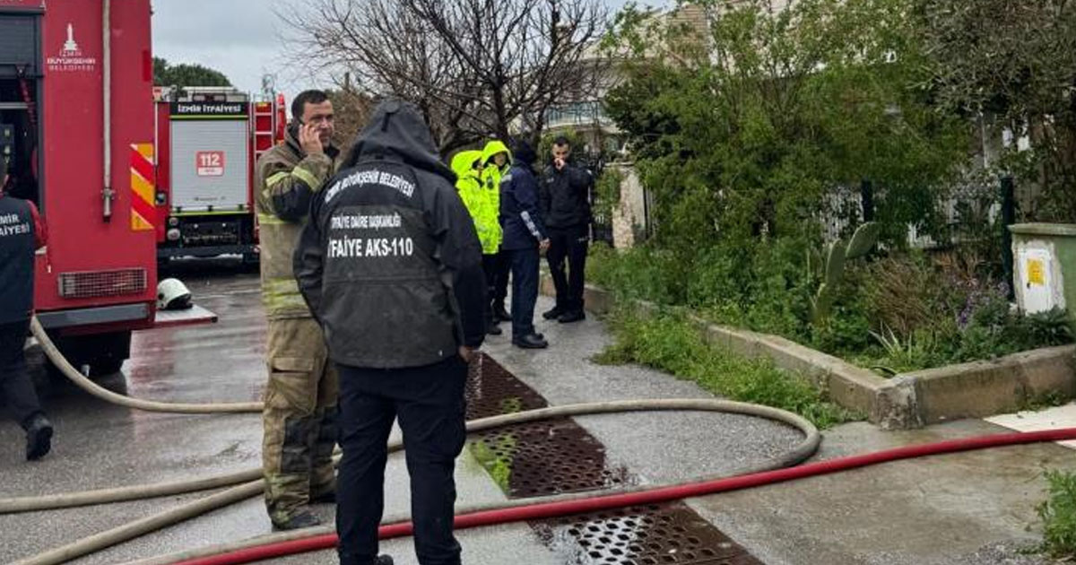 Ev yangınında bir kişi hayatını kaybetti
