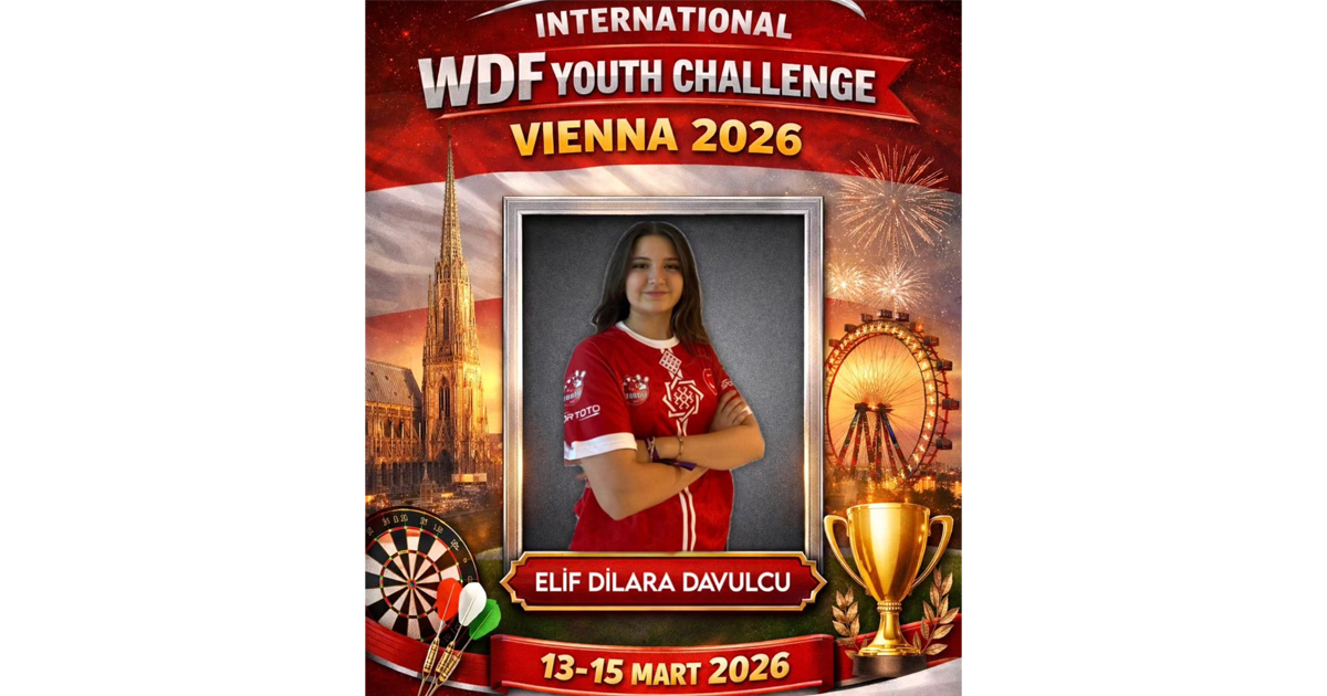 Dart Milli Sporcumuz Elif Dilara Davulcu Viyana yolcusu
