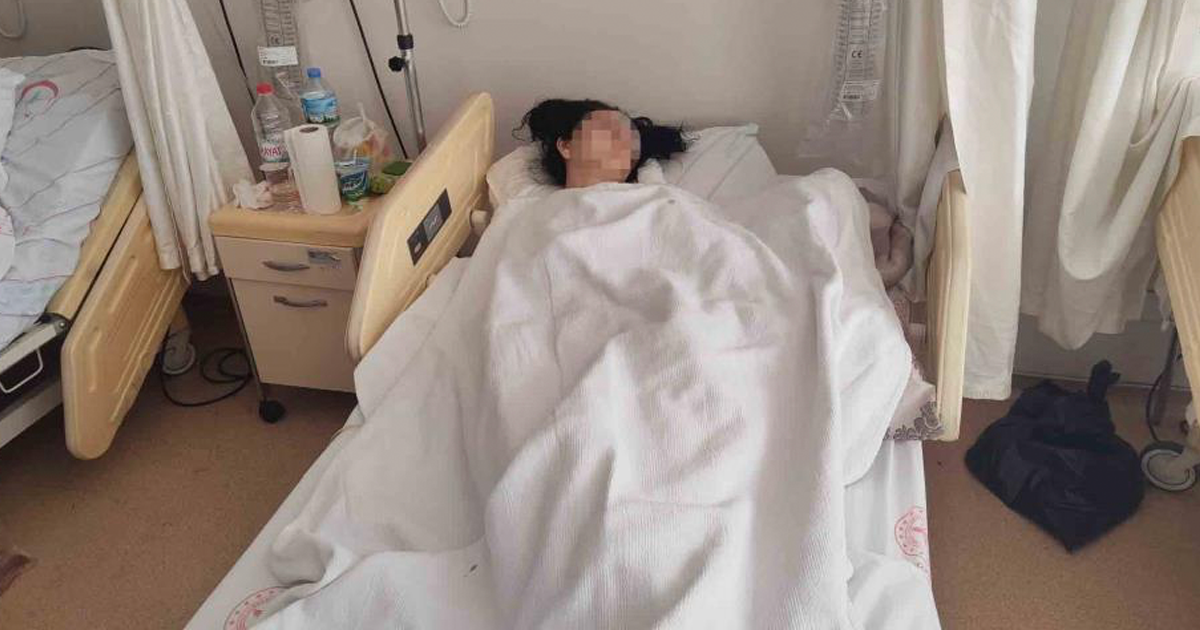 Şiddet gördüğü eşi tarafından dördüncü kattan atılan kadın yaşam mücadelesi veriyor 