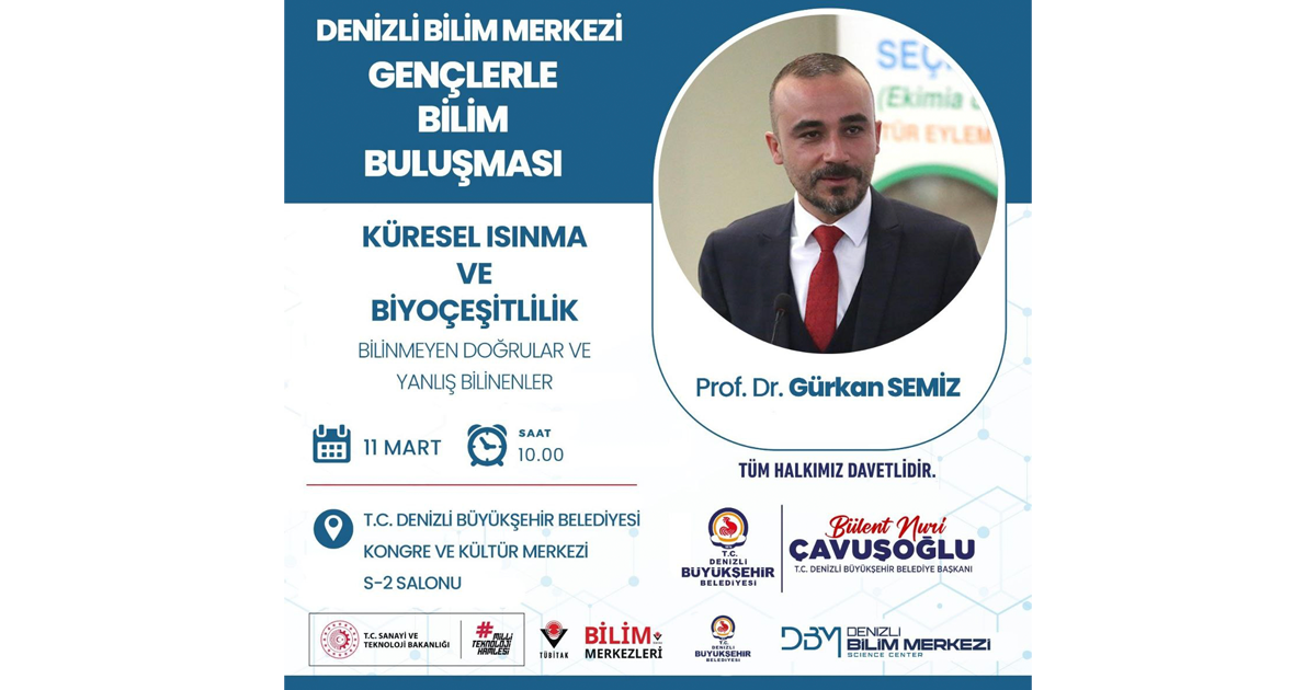 Denizli’de bilim buluşmaları